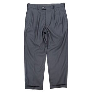 axist pleated dress pants Axist Men's Sz 38 X 32 Quality Relaxed Fit Front Pleated Dress Pants